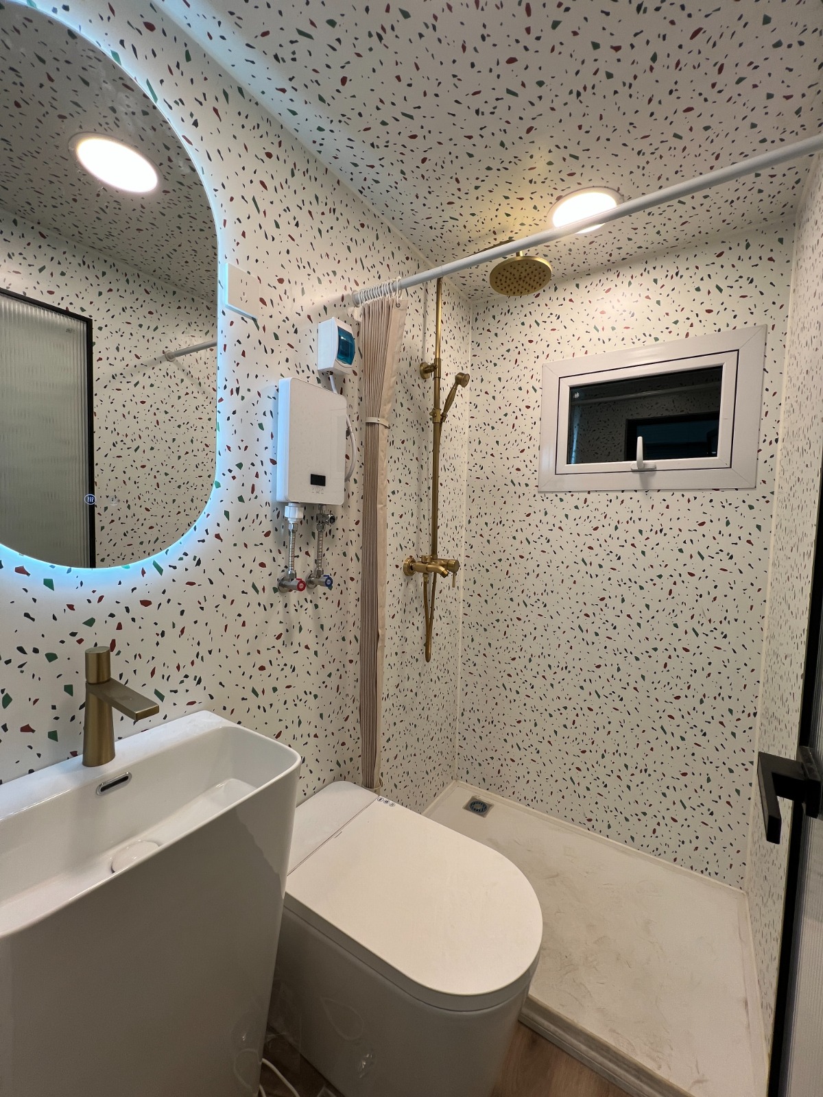 Интериор на разгъваема къща